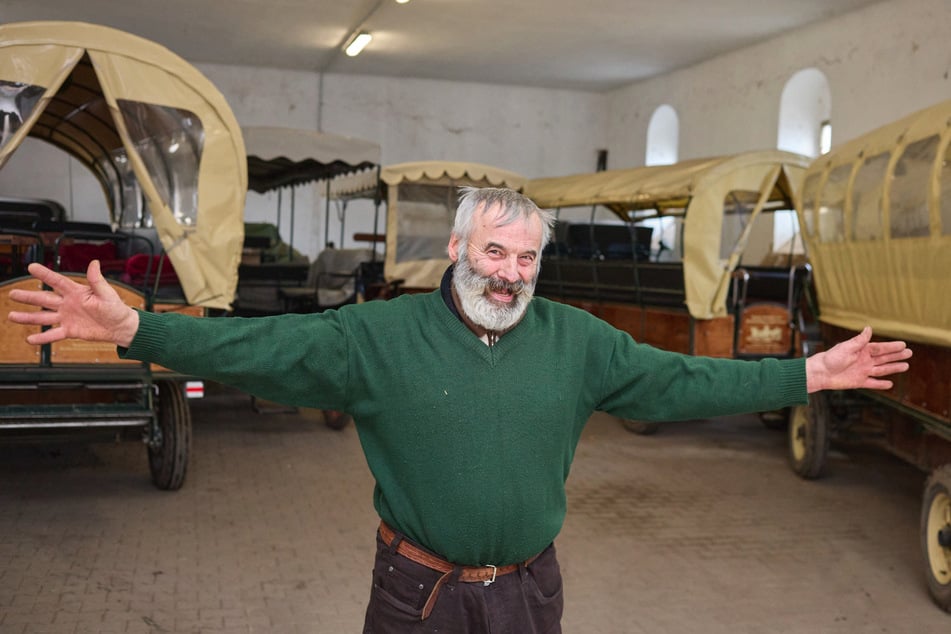 Bernd Haase (65) ist der Herr der Kutschen.
