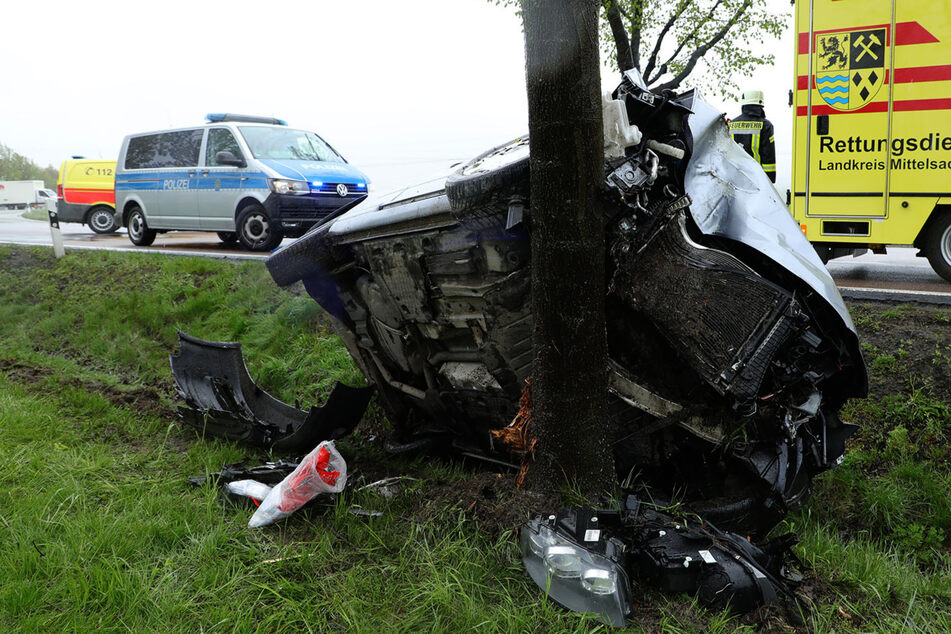 Der Audi A3 erlitt durch die Kollision einen Totalschaden.