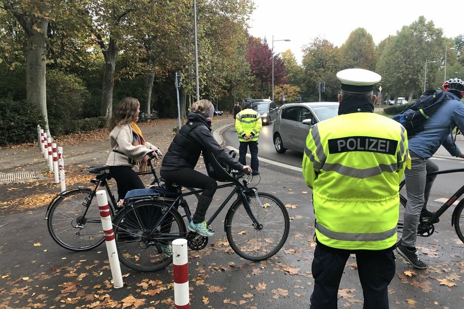 Im Fokus stand die Sicherheit von Radfahrern. Am Ende des Tages wurden zahlreiche Strafen verteilt.