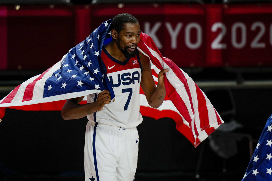 Team USA captain Kevin Durant scored 29 points in their win over France in Saturday's gold medal game.