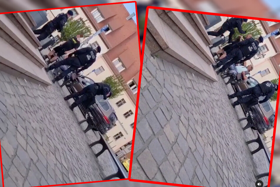 Video aus Wurzen macht die Runde: Polizist tritt Passant um! Nun wird gegen ihn ermittelt