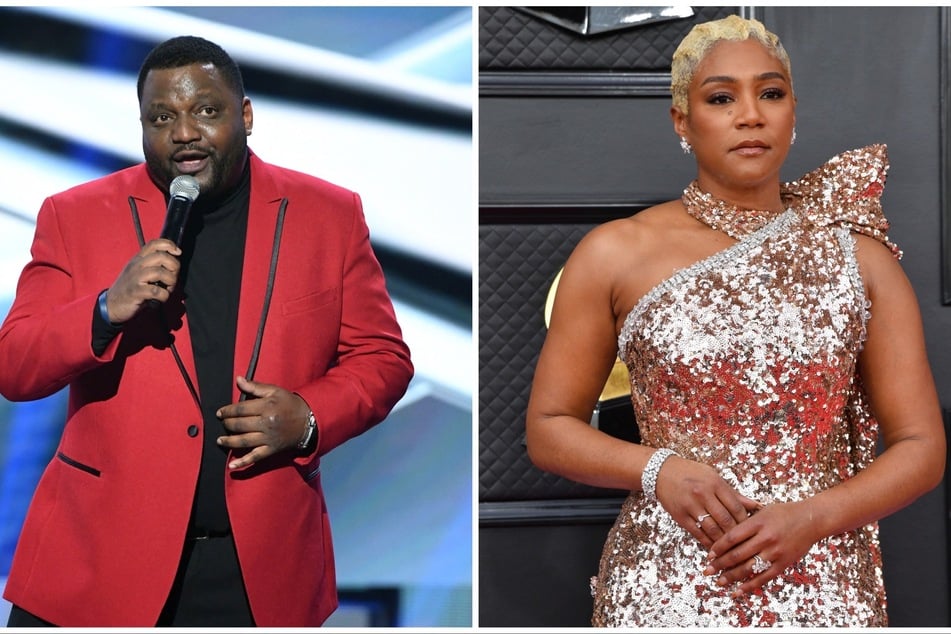 The young woman who accused comedians Tiffany Haddish (r.) and Aries Spears of molesting and grooming herself and her brother has reportedly dropped the lawsuit.