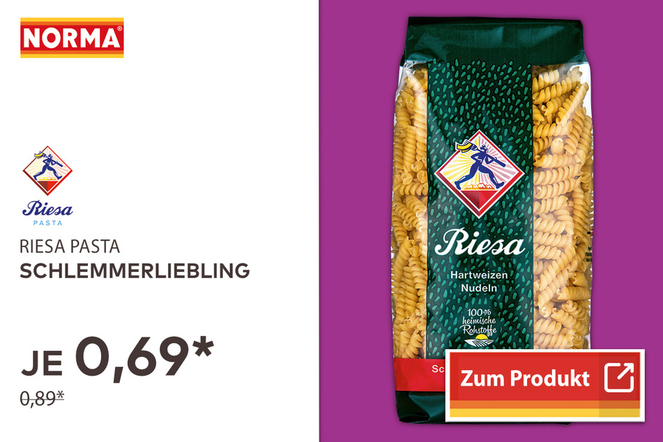 Riesa Pasta Schlemmerliebling für nur 0,69 statt 0,89 Euro.