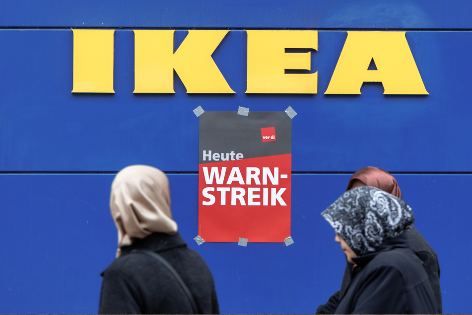In der vergangenen Woche streikten Beschäftigte im Hamburger Einzelhandel.