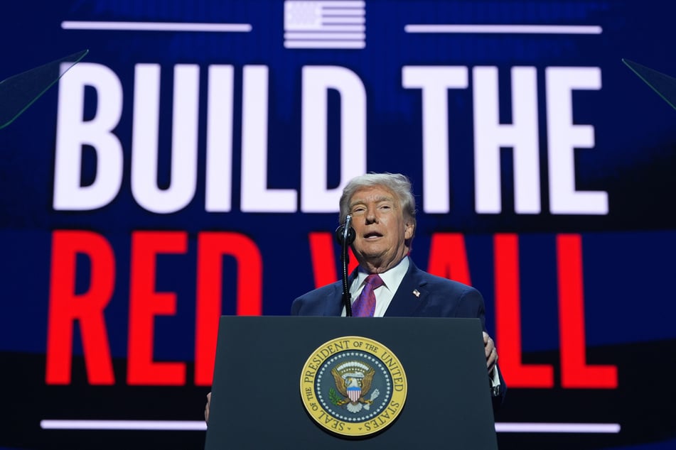 US-Präsident Donald Trump (79) bei seinem Auftritt in Phoenix.