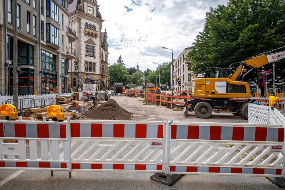 Versorger macht "unerwarteten Fund": In Dresden-Plauen wird länger gebaut