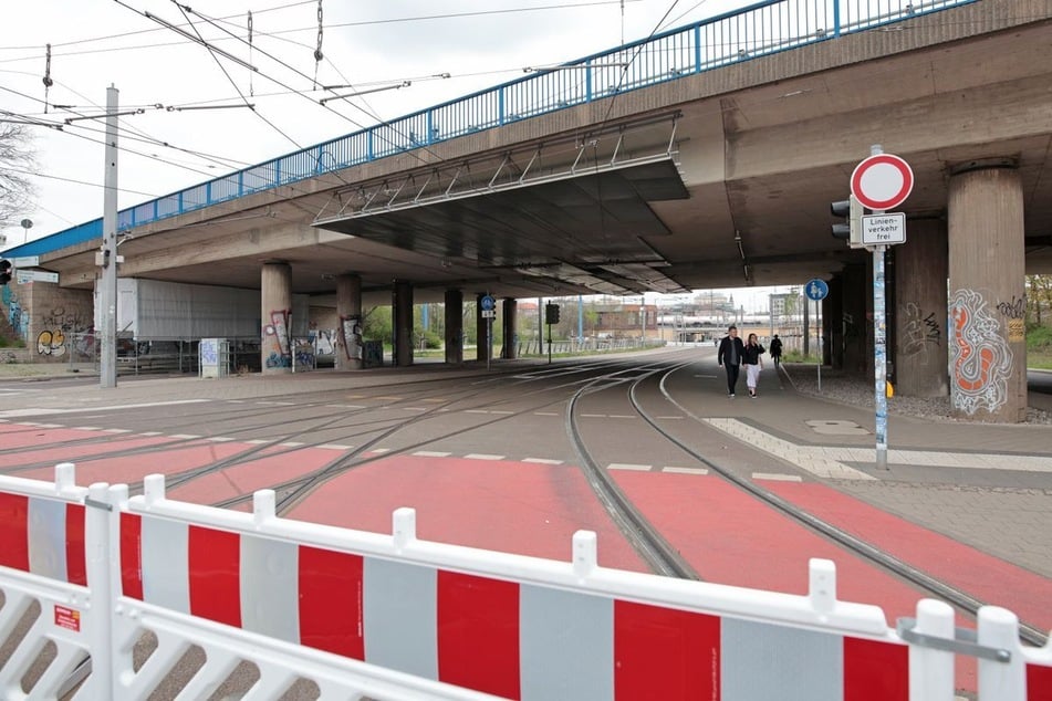 Abriss der Ringbrücke am Damaschkeplatz in Magdeburg beginnt heute