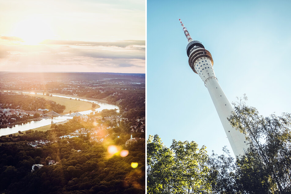 In 148 Metern Höhe auf der Fernsehturm-Dachterrasse nahm "Disco Dice" zwei Musik-Sets auf. Im Video gibt's auch eine atemberaubende Sicht auf Dresden zu sehen.