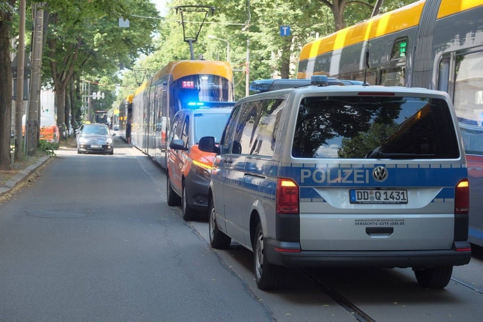 Beidseitig gab es für Trams kein Durchkommen.