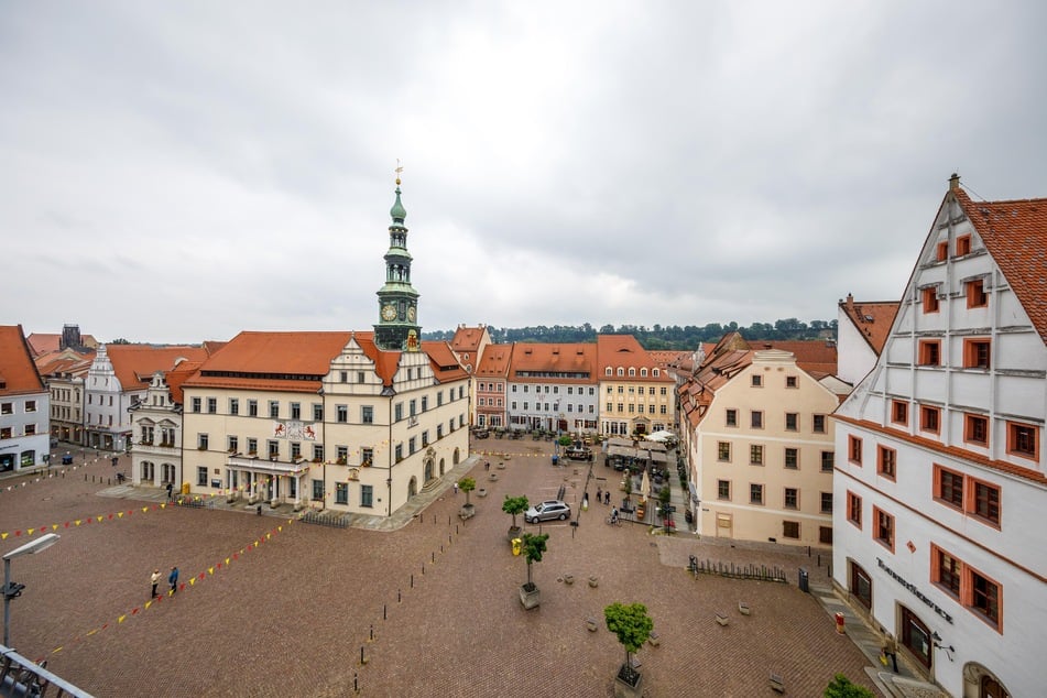 So leer wird der Marktplatz in Pirna am Wochenende sicher nicht sein, denn dort findet der Markt der Kulturen statt.