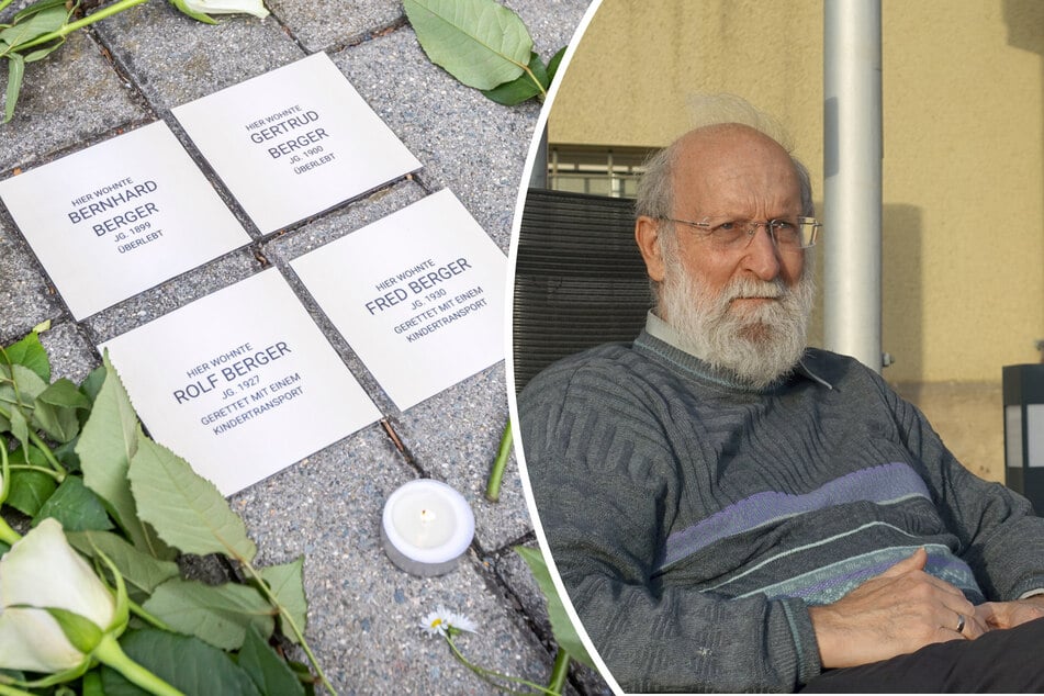 "Bis das Stolperstein-Verbot gekippt wird": Theologe sitzt jeden Tag vorm Heidenauer Rathaus