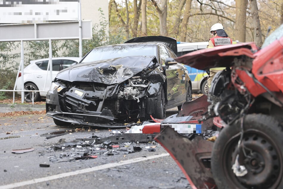 Der Audi-Fahrer (21) erlitt glücklicherweise nur leichte Verletzungen.