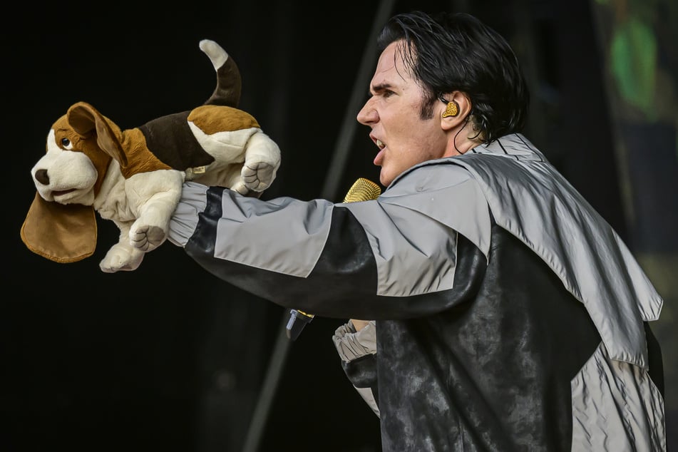 Entertainer Alexander Marcus tritt beim Kosmos Festival in Chemnitz auf.