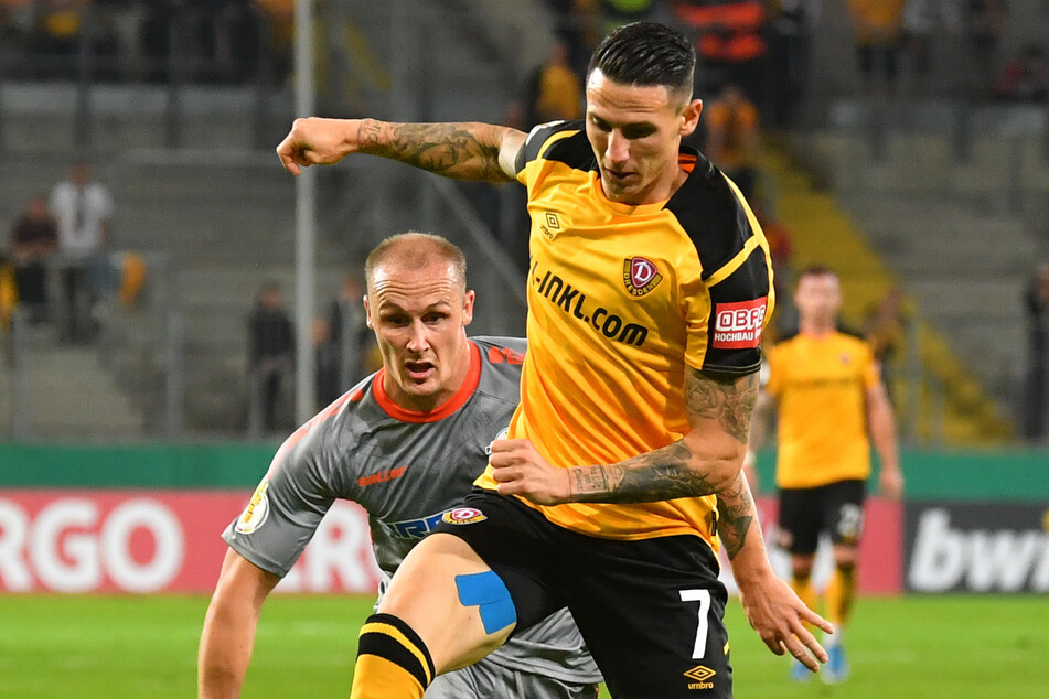 Diese Dynamik von Panagiotis Vlachodimos (29) werden die Dynamo-Fans lange nicht sehen. Er zog sich in Darmstadt einen Kreuzbandriss im linken Knie zu.