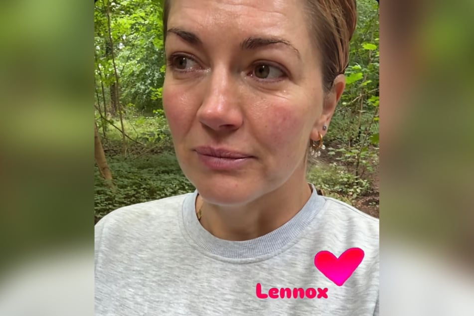 Der Abschied macht der Hamburgerin zu schaffen. Mit Tränen in den Augen meldete sie sich auf Instagram.