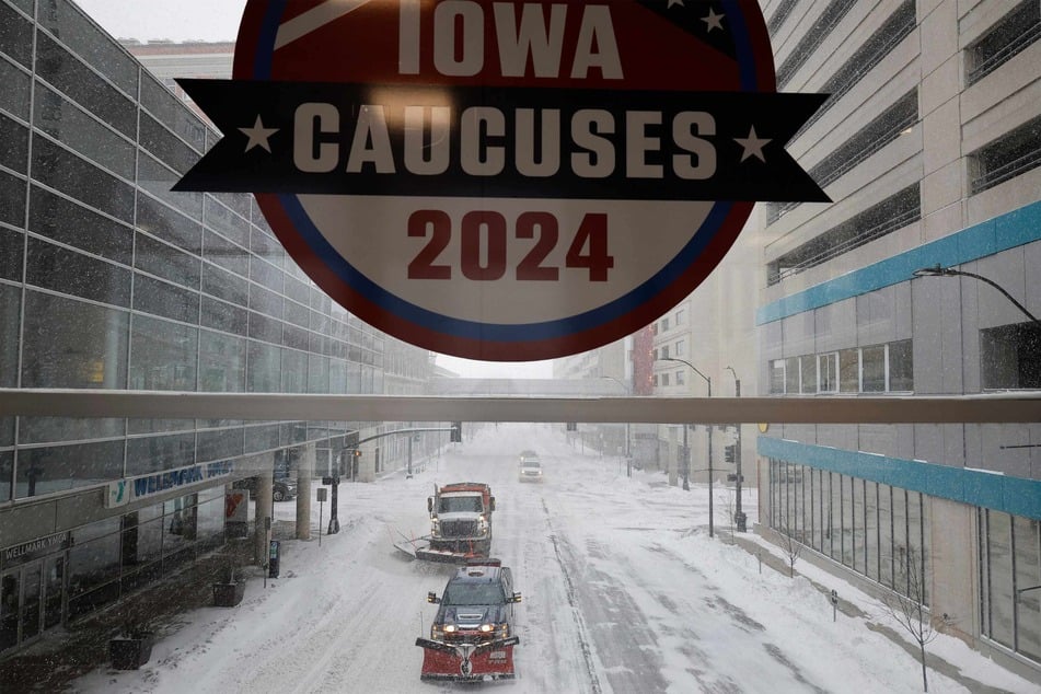 The extreme weather caused Republican candidates Ron DeSantis and his rival Nikki Haley to both canceled events in Iowa days before the caucus vote.