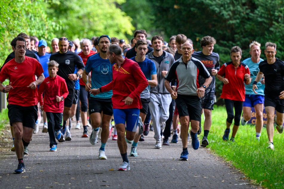 Knackt der Chemnitzer Parkrun am Samstag die 100? Auch die Niners liefen bereits mit