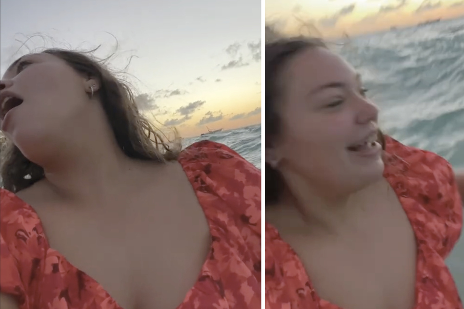 Studentin will heißes Video im Meer drehen, doch das hält eine fiese Überraschung für sie parat