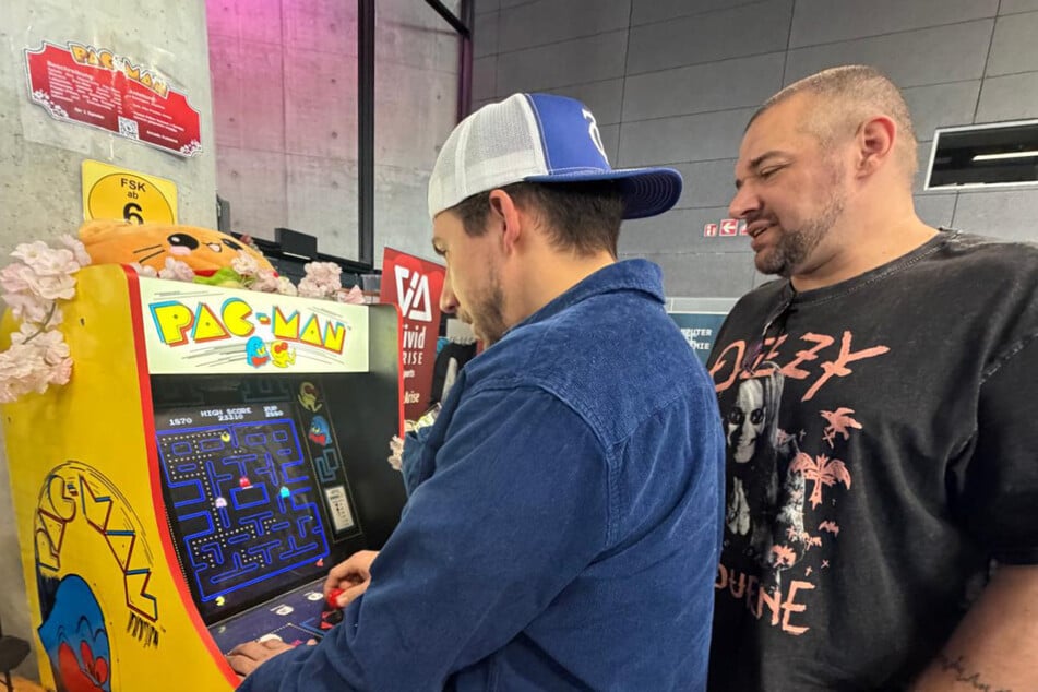 "Friss die Erdbeere": Vor den Heimkonsolen beherrschten Arcade-Automaten die Videospielwelt. Auf der GG Bavaria kann man kurz in diese Zeit wieder eintauchen.