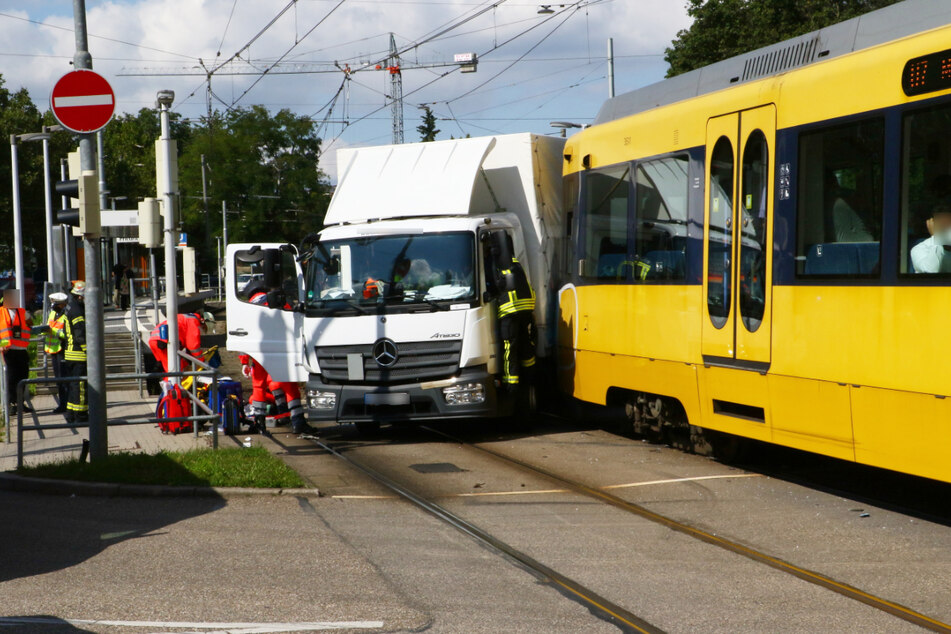 Die Unfallstelle am Mittwochnachmittag.