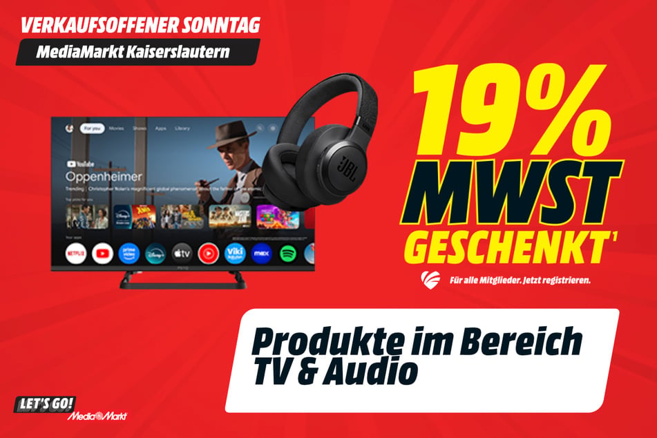 Angebote im Bereich TV und Audio.