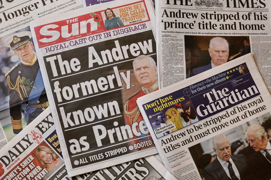 Andrew Mountbatten-Windsor was stripped of his royal titles over his ties to the late sex offender Jeffrey Epstein.