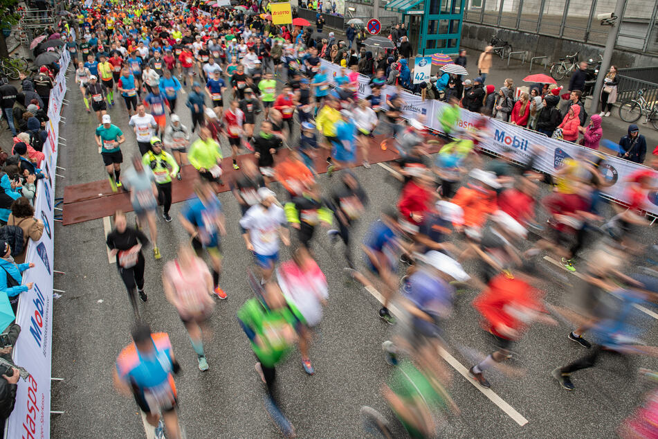 Am Sonntag ging die 35. Auflage des Hamburg-Marathons über die Bühne. Die Veranstaltung fand unter strikten Hygiene-Auflagen statt. (Archivfoto)