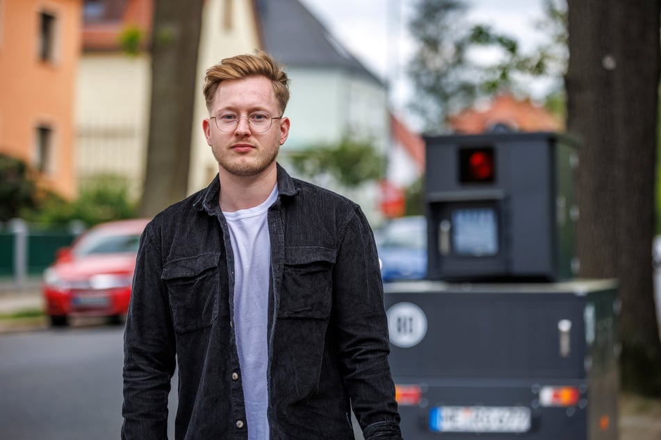 Toni Sanftenberg findet den Blitzer nicht schön, aber sinnvoll - jedenfalls bei sehr viel Verkehr.