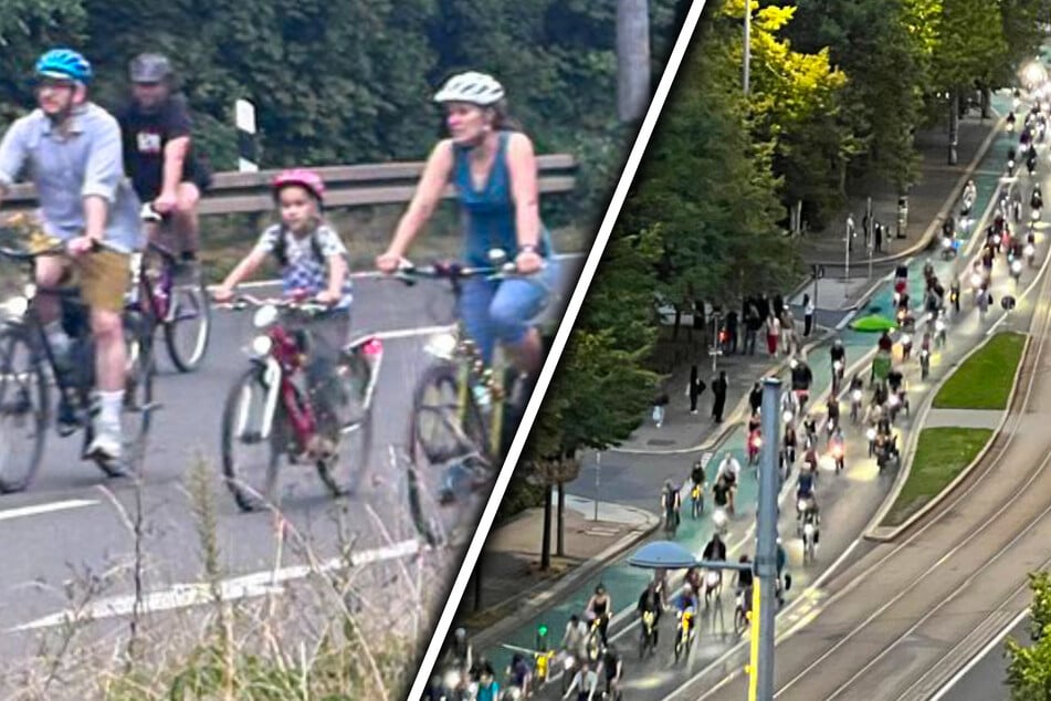 Leipzig: Demo legt Leipziger Verkehr lahm: Tausende bimmeln für mehr Sicherheit