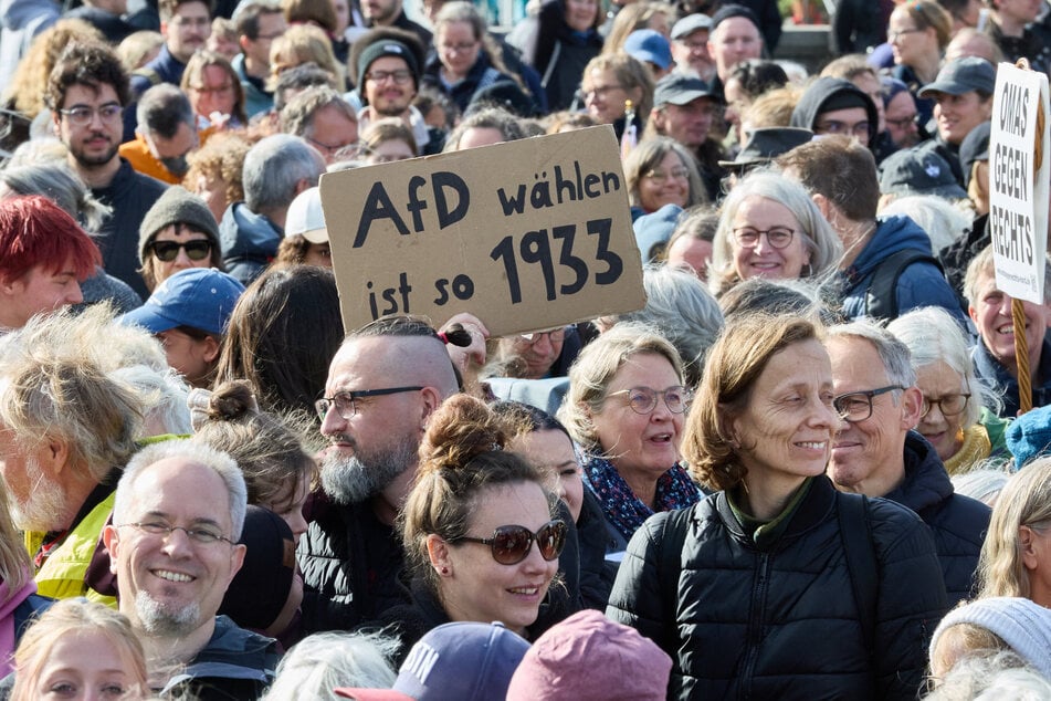 Kann die AfD verboten werden? Hunderte Hamburger demonstrieren dafür