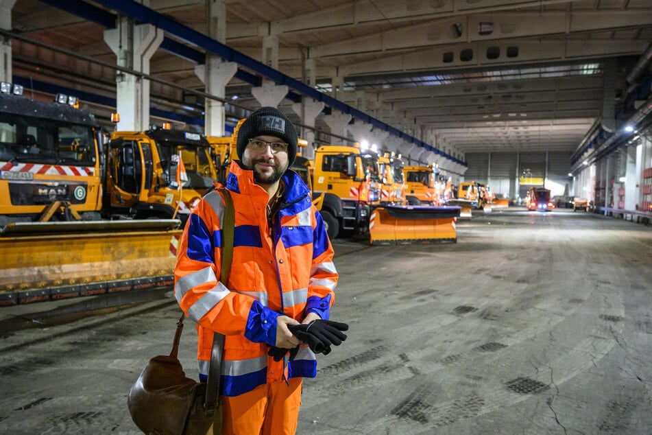 Reporter Robert Preuße fuhr beim Räumungsdienst mit.