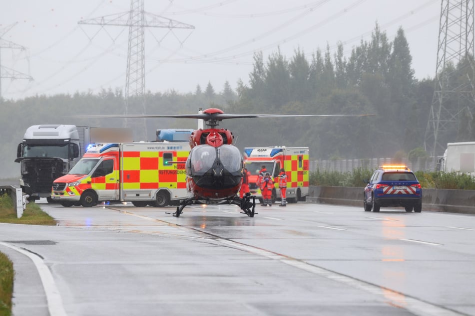 Am Montagvormittag ereignete sich ein schwerer Unfall auf der A7 bei Kaltenkirchen.