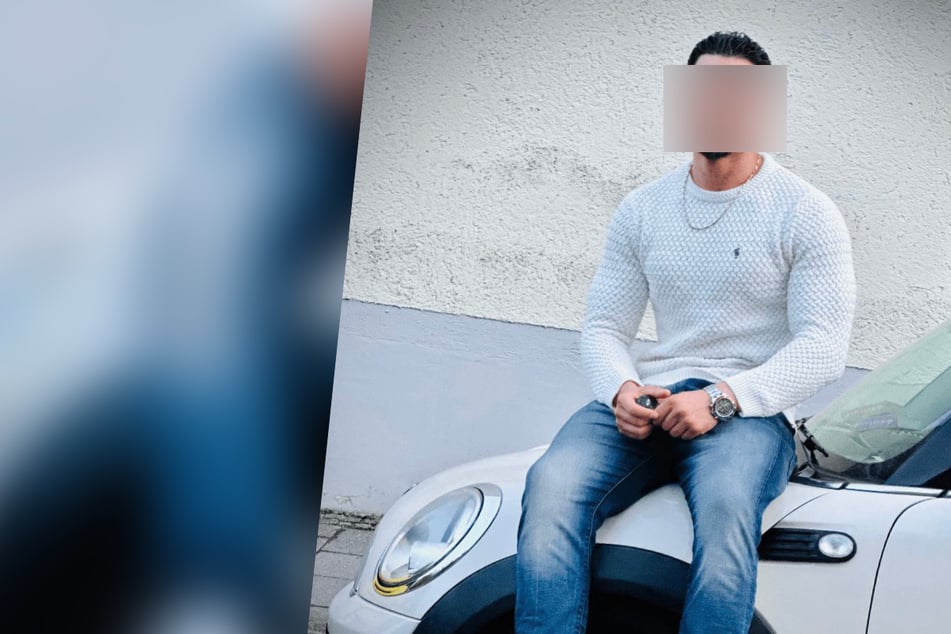 Farhad N. sitzt auf dem Mini Cooper, mit dem er am 13. Februar 2025 in eine Gruppe unschuldiger Menschen raste.