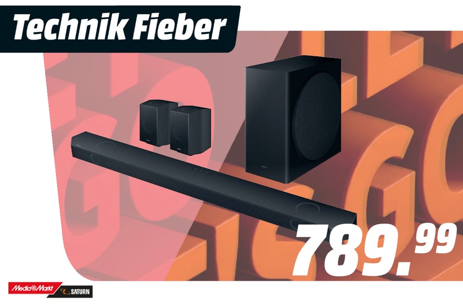 Samsung-Soundbar für 789,99 Euro.