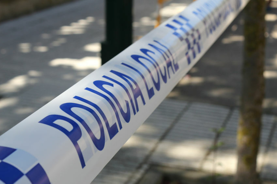 Mexico police cordoned off the crime scene after they found the remains of two dead bodies in plastic bags (stock image).