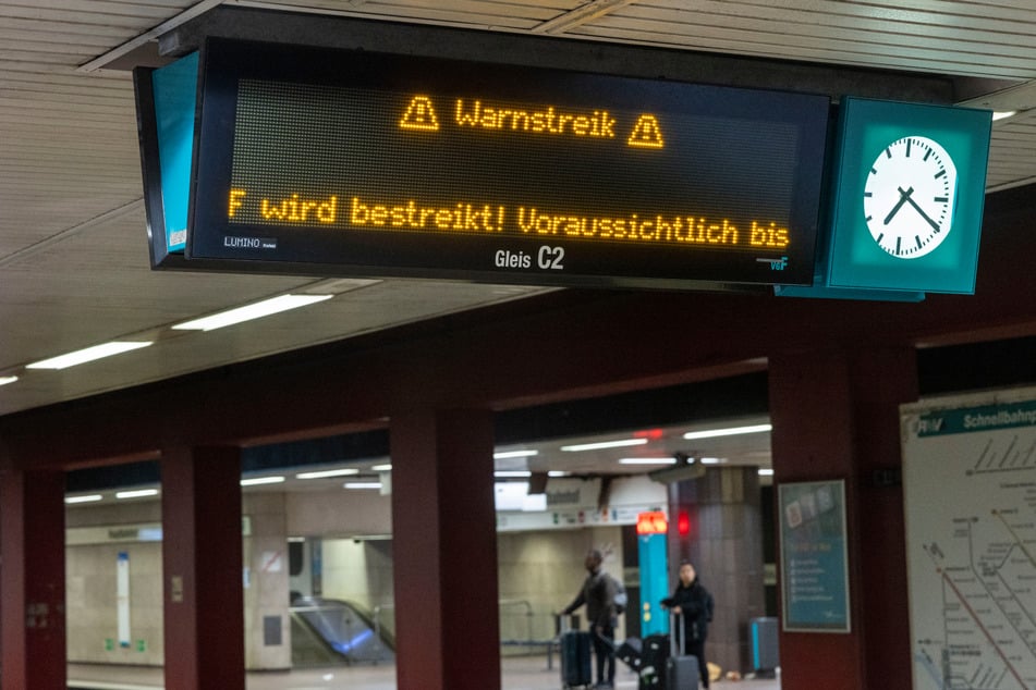Aufgrund des ÖPNV-Warnstreiks werden unter anderem in Frankfurt einige U-Bahn-Verbindungen ausfallen.