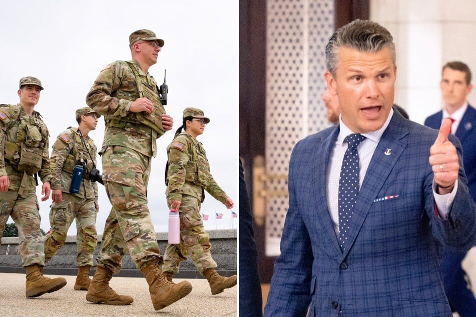Pete Hegseth authorizes National Guard troops in Washington DC to carry weapons