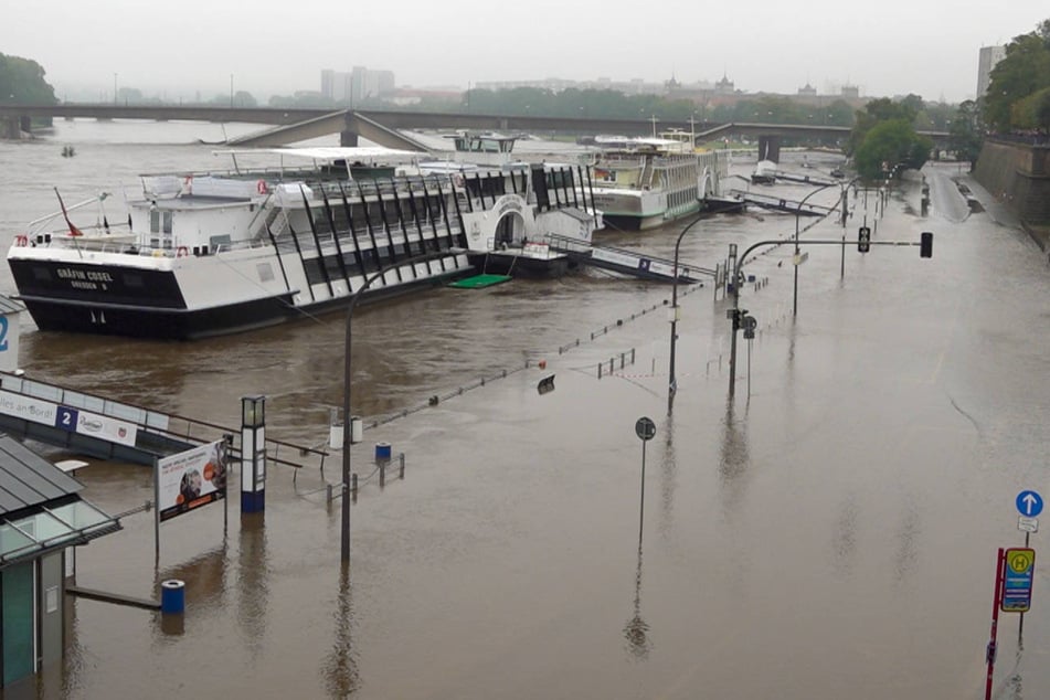 Verheerend waren die Hochwasser von 2002 und 2013 in Dresden. Vor wenigen Wochen trat die Elbe zuletzt übers Ufer.