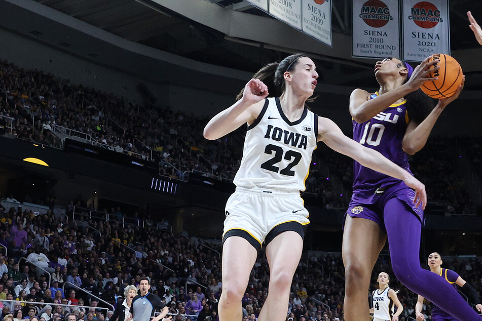 Iowa and LSU's Elite Eight March Madness battle broke TV records for women's college basketball with 12.3 million viewers.