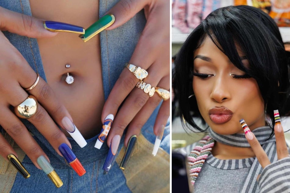 It's no secret that rapper Megan Thee Stallion is a risk-takingly fashionable celeb, but have you seen her nail looks? She's positively polish goals!