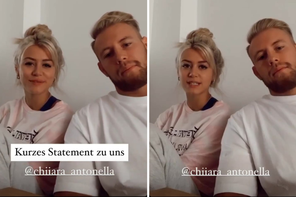 Melvin Pelzer (26) und Chiara Antonella (23) haben bei Instagram ihre Trennung bekannt gegeben. (Fotomontage)