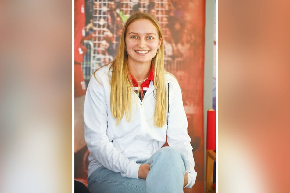 Patricia Nestler (23) will nach 2021 und 2023 (damals noch mit Ex-Klub Schwerin) zum dritten Mal den DVV-Pokal gewinnen - dieses Mal aber als Stammspielerin.