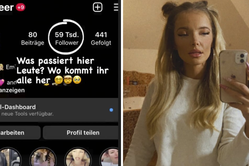 Lisa Klauß (29), die Frau von 187-Rapper Gzuz, zeigte sich überrascht von den vielen neuen Followern auf ihrem Instagram-Account.