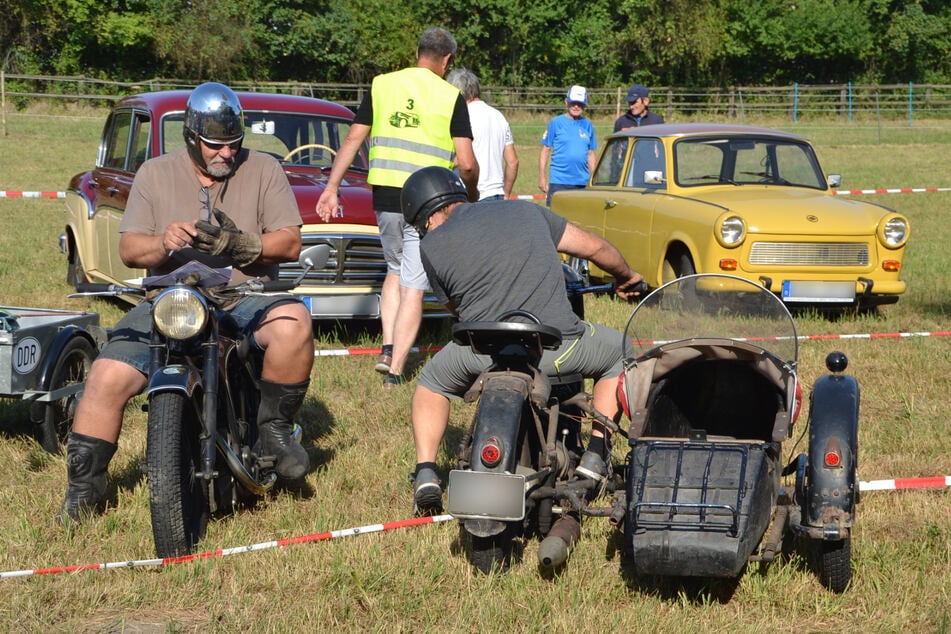 Ein großes Oldtimer-Treffen sorgte zur 700-Jahr-Feier in Mölkau ebenfalls für große Freude.