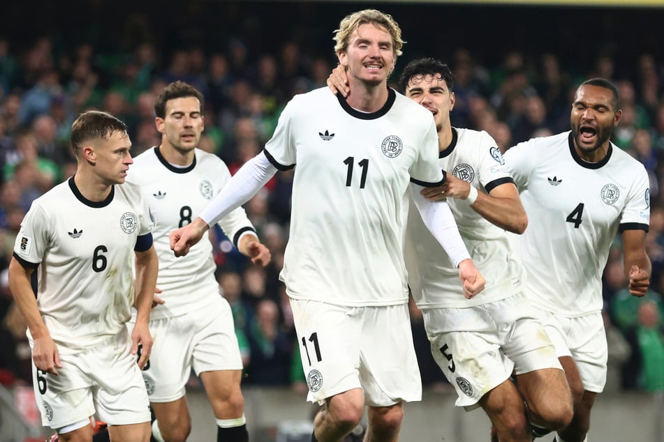 Nick Woltemade trifft zum ersten Mal im DFB-Trikot.