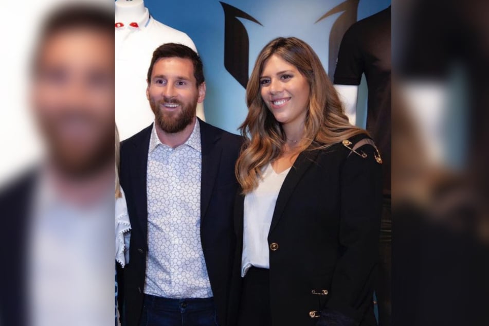 Lionel Messi (34, l.) mit seiner Schwester Maria Sol (28) bei der Eröffnung des Modeladens "The Messi Store".