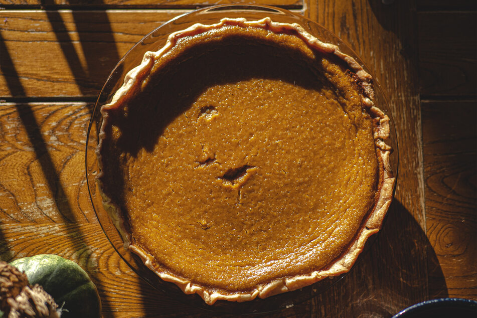 Pumpkin pie is an absolute must on Thanksgiving, and it's easy to make without the butter.