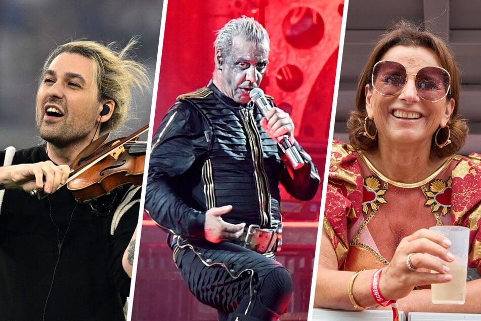 Stars wie Geiger David Garrett (45), Rammstein-Frontmann Till Lindemann (62) und Reality-Star Claudia Obert (64, v.l.n.r.) freuen sich auf den Leipziger Opernball.