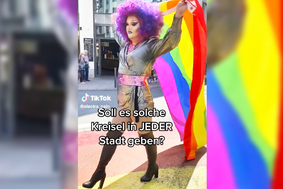 Als Aktivistin setzt sich Dragqueen Electra Pain immer wieder für die Belange der LGBTQ-Community ein.