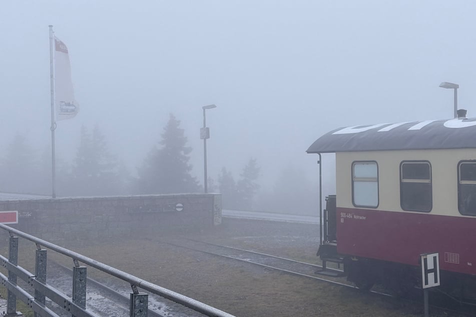 Über den Brocken fegt am Samstag das Sturmtief "Detlef".